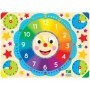 Puzzle Dezvoltare tactila sa invatam Ceasul 12 piese 3-6 ani